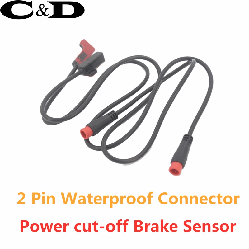 

Electric Bike Brake Sensor Power Cut off Brake Lever Gear Shifter Combined Hydraulic Brake 2 Pin Julet Waterproof Connector Plug