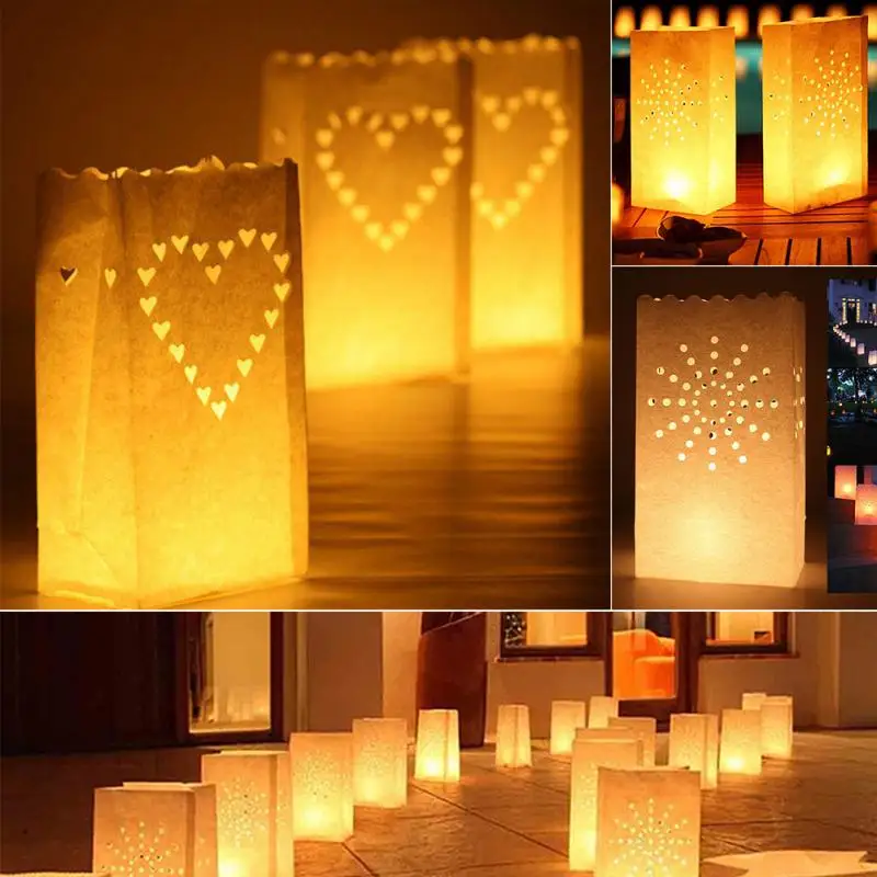 10 шт. романтическая полая свеча, сумка, Свадебный держатель для чайной свечи, бумажный фонарь, для дома, свадьбы, вечеринки,#0922