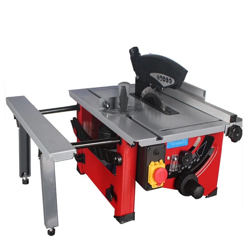 Woodworking Table Saw Multi-function Precision Angle Adjusting Miter Saw Cutting Machine Woodworking Electric Saw 900W JF72101