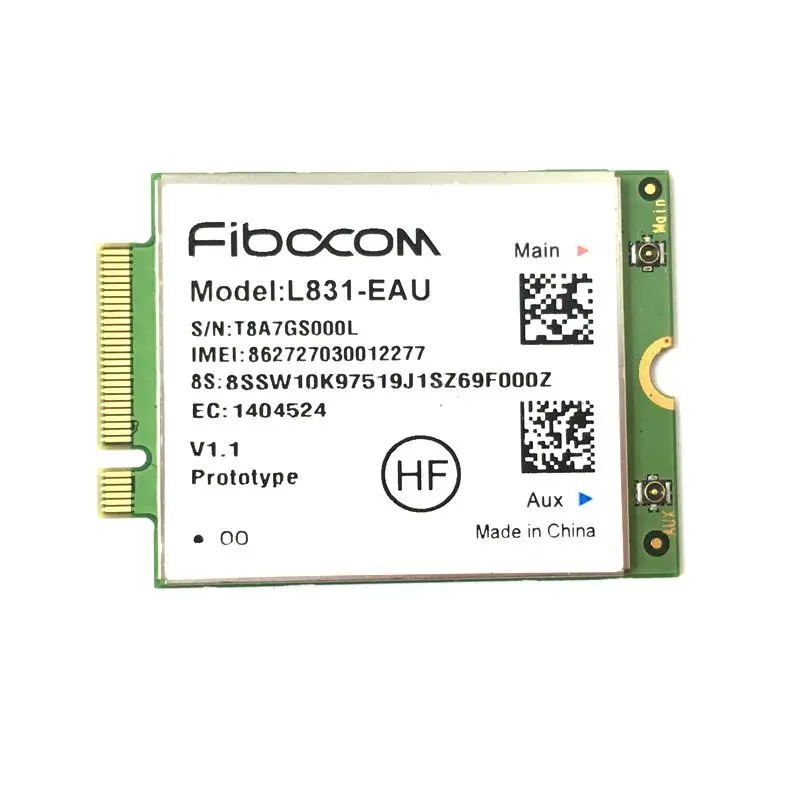 

Fibocom L831-EAU LTE 4G карта 4G модуль Cat4 M.2 WWAN для ThinkPad T470 T570 X270 L470 L570 P51S