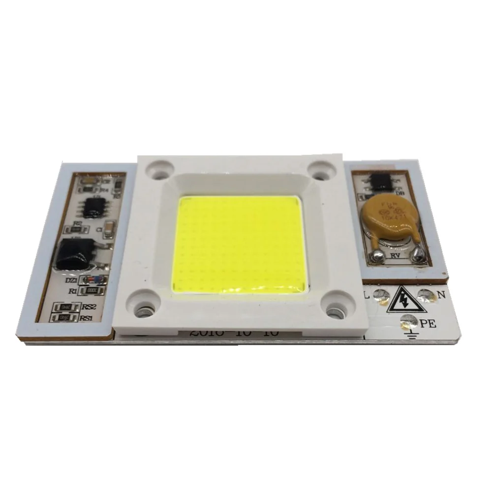 

COB LED Lamp Chip 220V Smart IC No Need Driver Ampoule LED Bulb Flood Light Spotlight 50W Diy Lighting