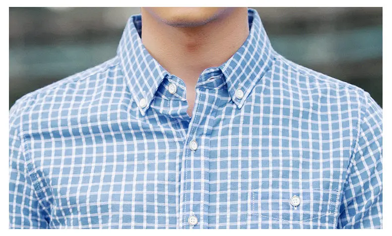 5XL Plaid shirts men clothing Autumn Spring Cotton long sleeve Top quality male shirts dress Brand Muls Plus size 2017 New DJ359-13