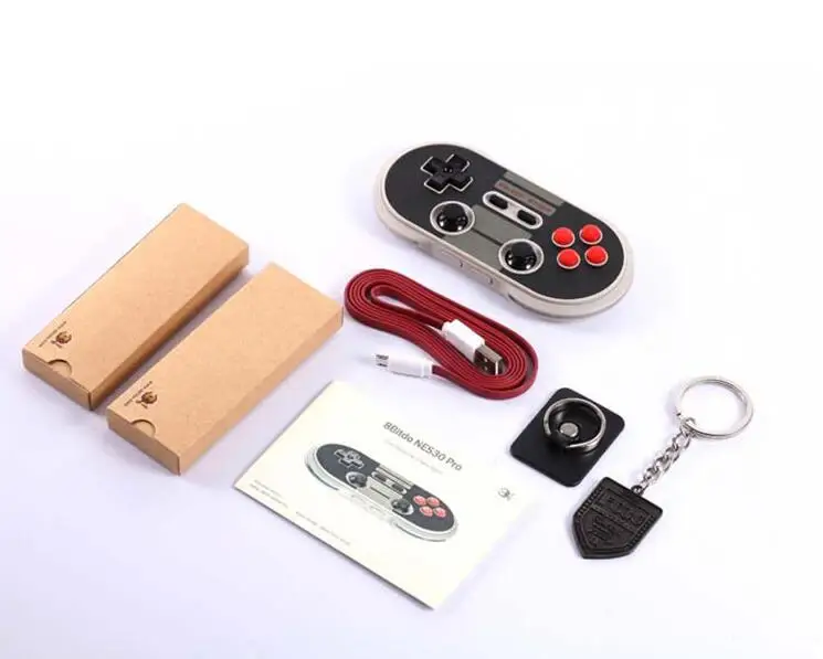 

8bitdo NES30 Pro Retro Bluetooth Controller Game Consoles Game handle for iOS, Android,PC,Mac OSX,Windows pair mutiplayer game