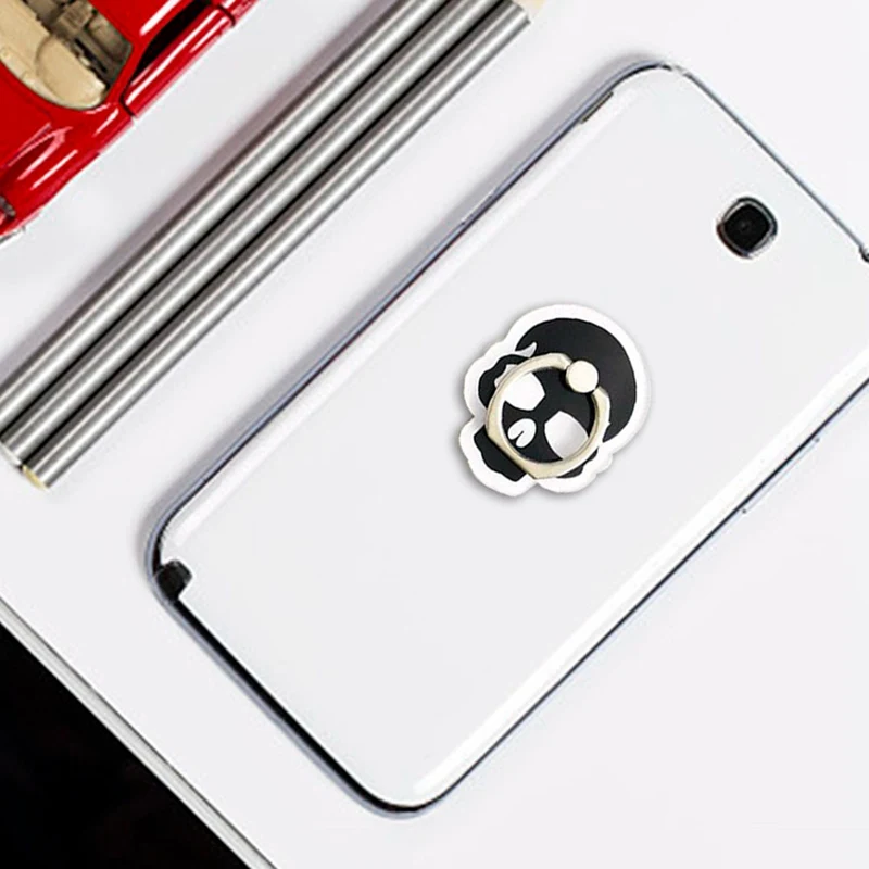 Cartoon No Face Man Universal Smartphone Stand Holder Mobile Phone Finger Ring All Smart Phone for iPhone Accessory for Samsung
