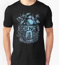 Free Shipping 2016 Fashion Science printed Tops Tees Short Sleeve t shirt Men’s T-shirt brand new round neck shirts men t shirts