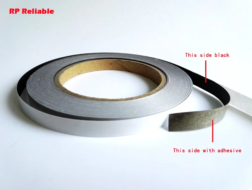10mm*20m Single Adhesive, One Side Black Conductive Cloth Tape Washi