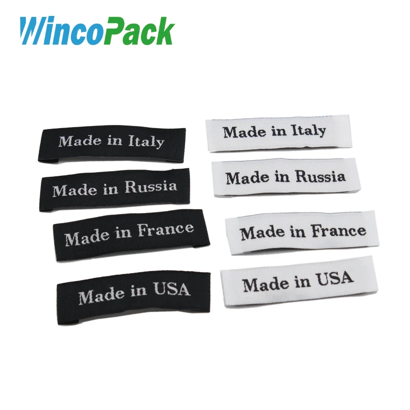 

Instock Woven Label Made in Italy DIY Damask Label 15x60mm