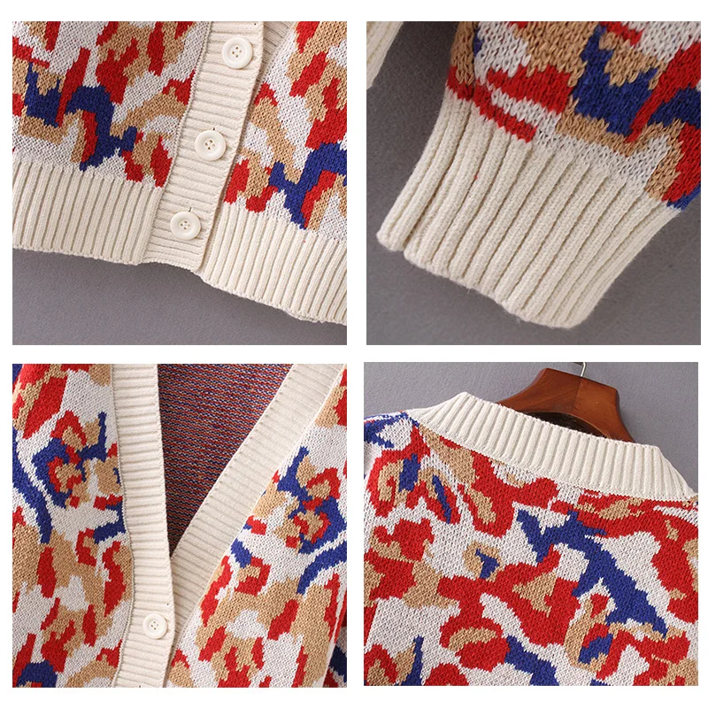 Women Sweater With Buttons Striped Knitted Cardigan ladies autumn coat 2018 New casual harajuku Oversize winter Sweaters clothes Sweaters