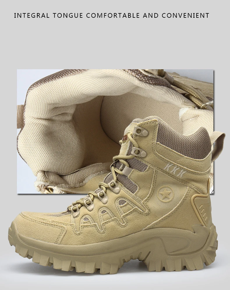 Brand Men's Boots Military boot Tactical Big Size Army Male Shoes Safety Combat Mens Chukka Ankle Bot Motocycle Boots (9)