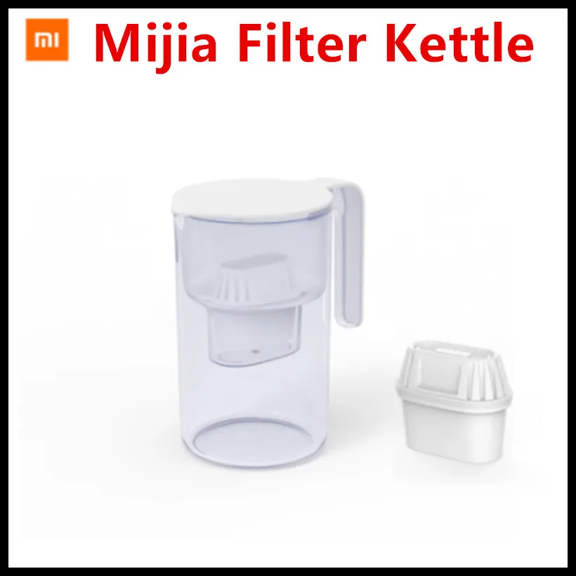 

2018 Xiaomi Mijia Filter Kettle Efficient Filtering AS Material Sodium Free Water Filter With LED Light Reminder For Smart Home