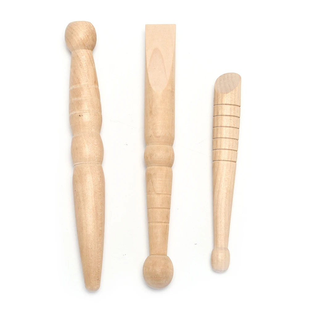 3PCS Foot Body Massage Stick Original Wooden Acupuncture Foot