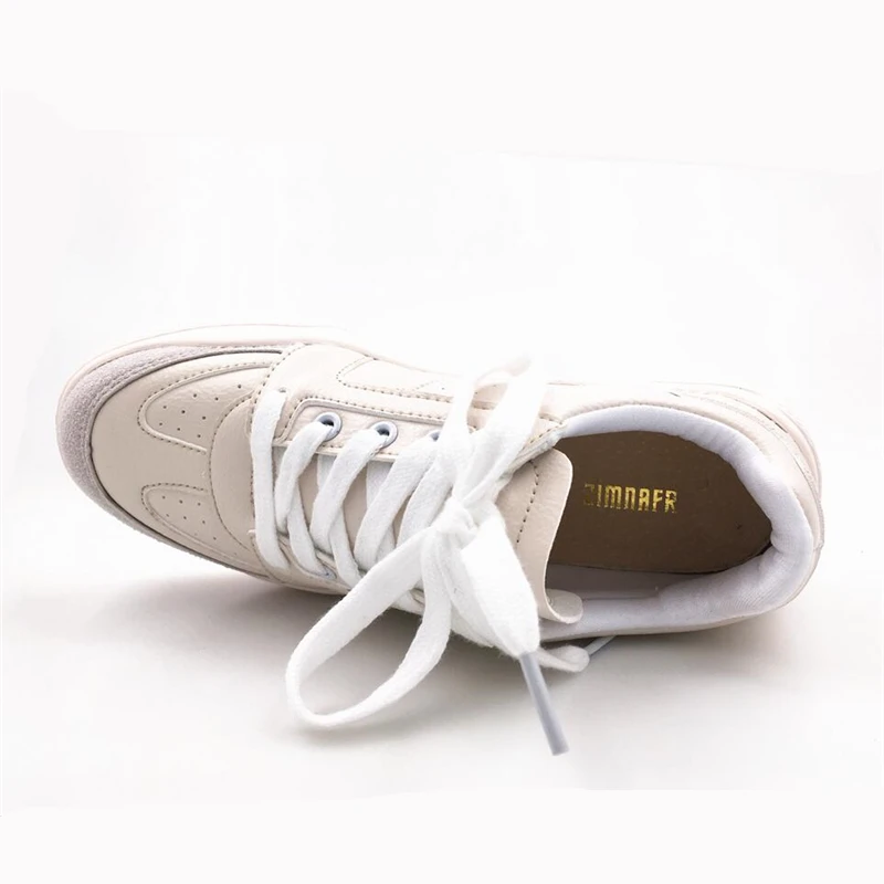 Taille Nouvelles Plat De 37 Whitecaualshoes 2018 Zimnafr Femmes Marque Lace 40 Mode Sping Chaussures Up Casual 1ccUqRPw7
