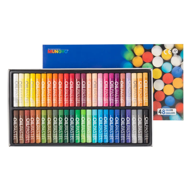 MUNGYO MOP 24/36/48 colors Oil pastels Oil paint ART drawing supplies