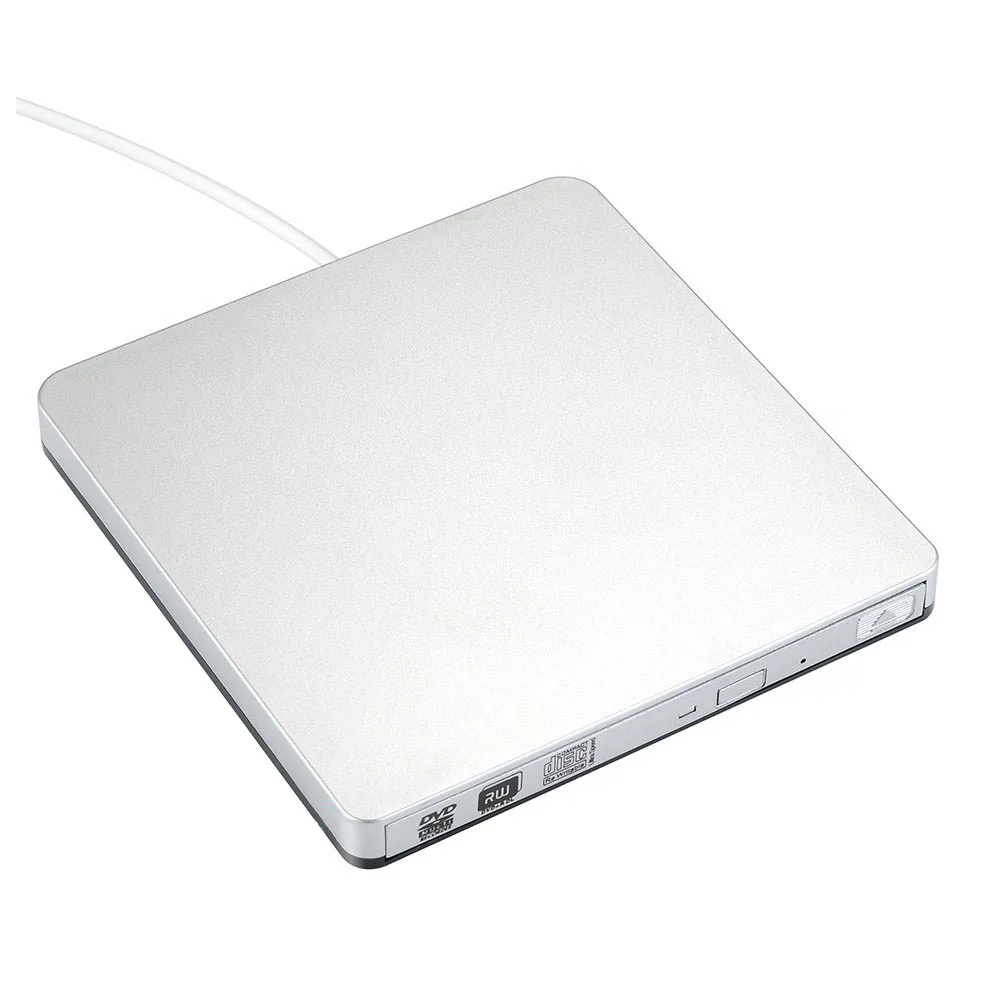 Cena Zewnętrzna szczupła USB 3.0 nagrywarka dvd DVD RW VCD CD RW napęd palnika napęd Superdrive przenośny dla Apple Mac macbook pro air iMAC