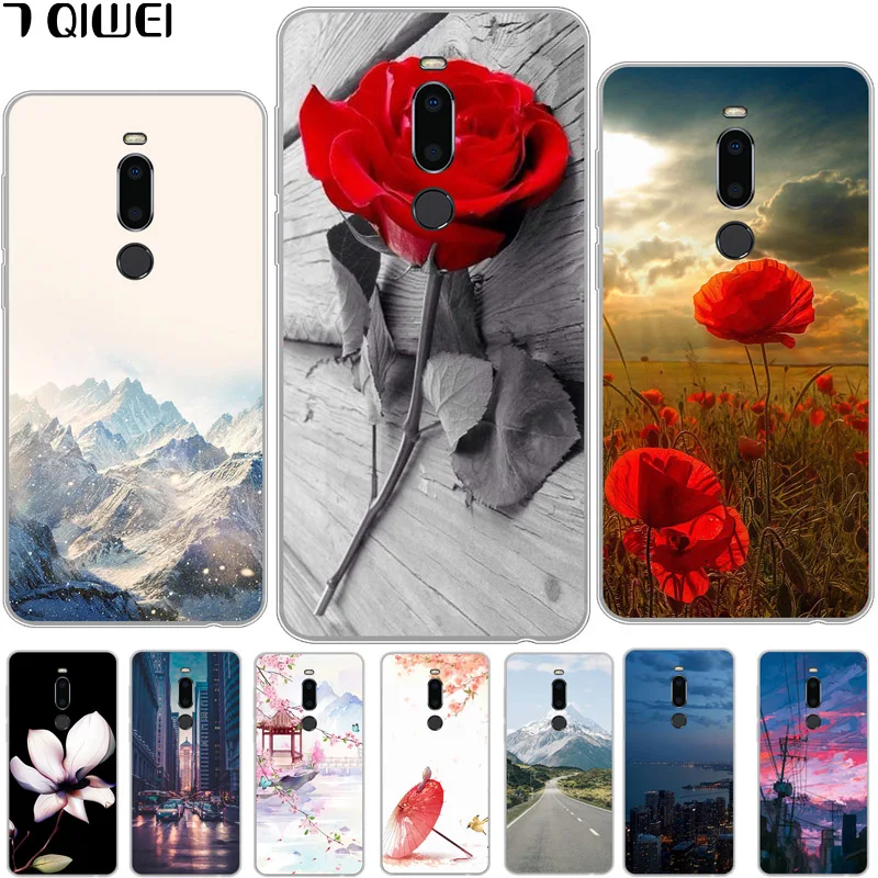 

For Meizu M8 Case Cover Silicone Soft TPU Phone Case For Meizu M8 M 8 Case 8M Coque for MeizuM8 Back Animal Global Capa 5.7''