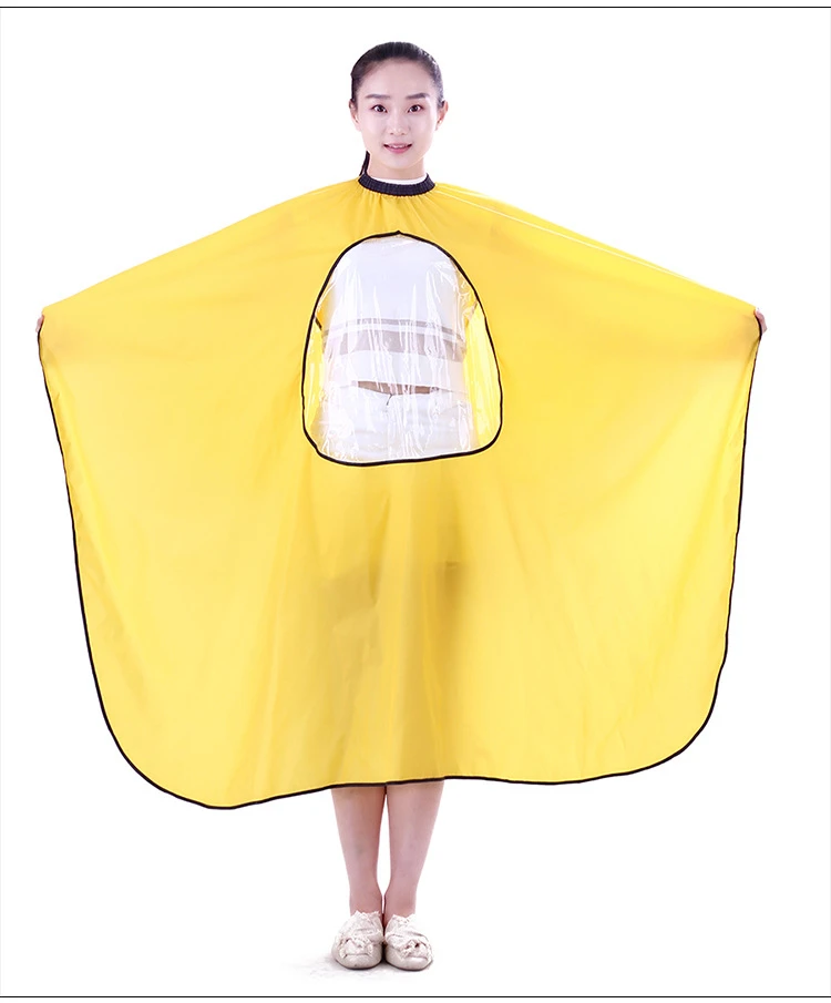 

Haircut Wrap Aprons Barber Extra Large Gown Hair Design Waterproof Use Transparent Telephone Beauty Salon Customer Wear