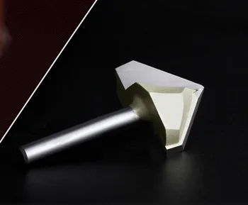 

1Pc 6mm Overall Length 49.62mm 3D CNC Engraving V Groove Router Bits Woodworking Chamfer Bit Carving Tool