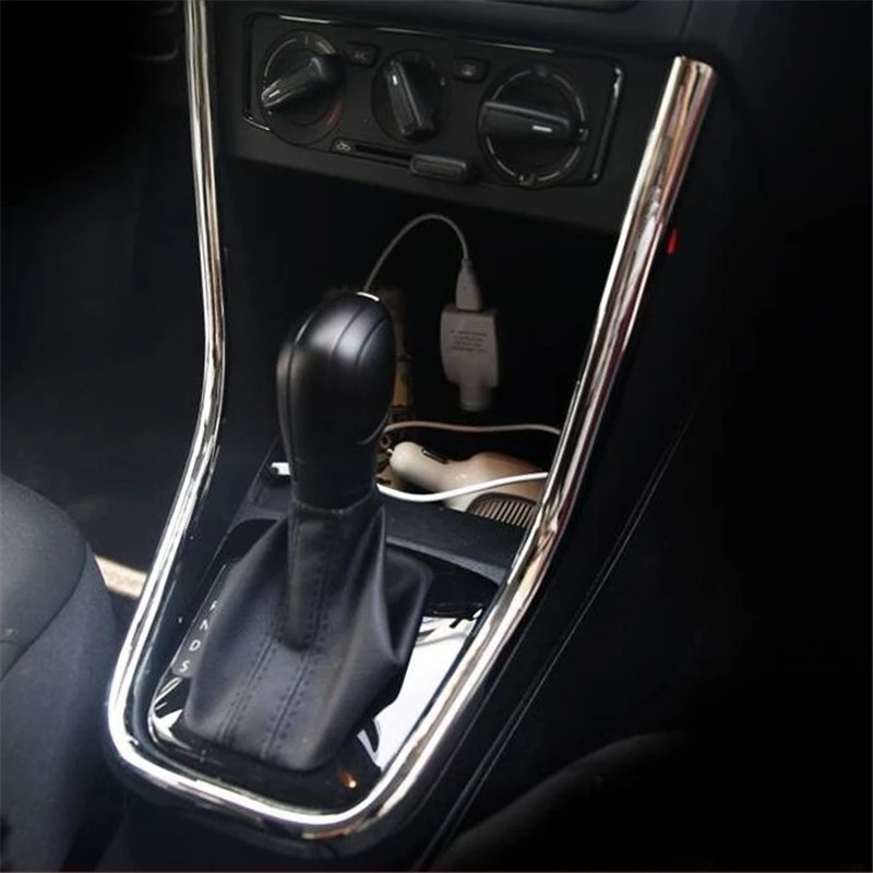 

Auto Chromium Air Conditioner Control System Interior High-grade Bright Sequins Protecter 13 14 15 16 17 FOR Volkswagen Santana