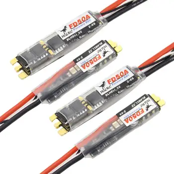 

4pcs HGLRC Forward FD50A 50A 2-6S Blheli_32 32bit DSHOT1200 Brushless ESC for RC FPV Racing Drone