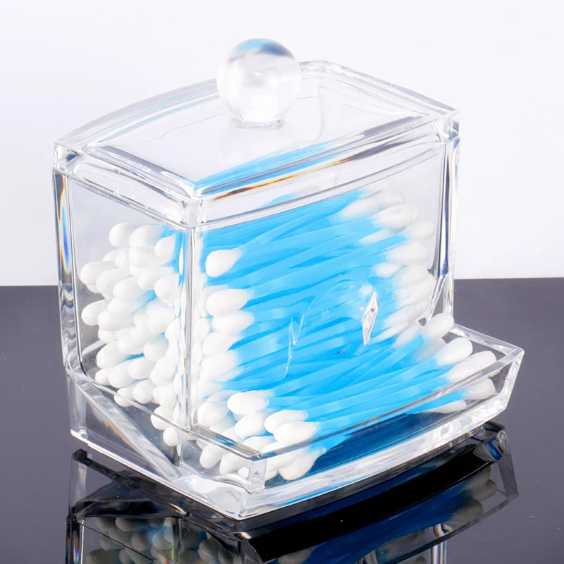 

1pc Cotton Swabs Jewelry Storage Cosmetic Makeup Storage Box