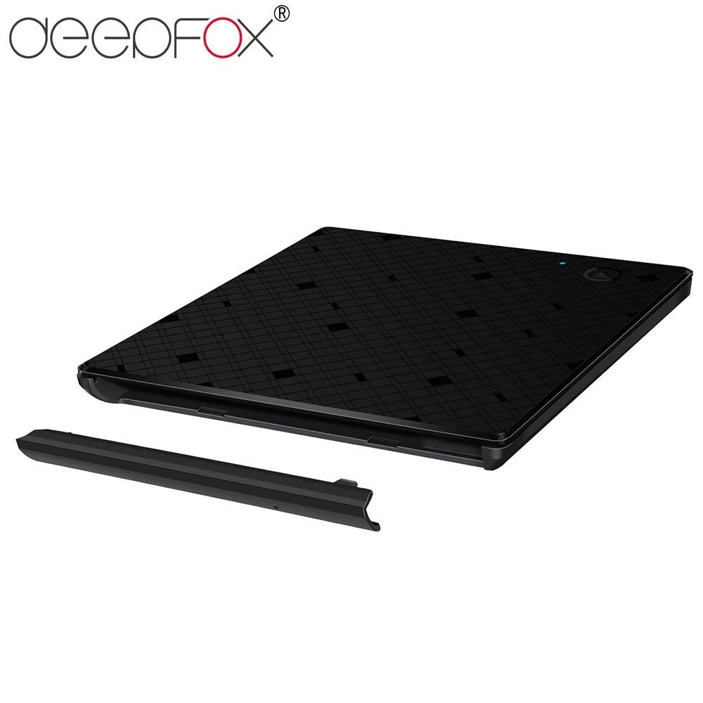 Внешний чехол DeepFox 9 5 мм USB 3 0 для CD/DVD RW с индуктивным сенсорным