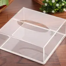 Для дома и кухни акриловая коробка прозрачное устройство подачи бумажных салфеток чехол для органайзера держатель