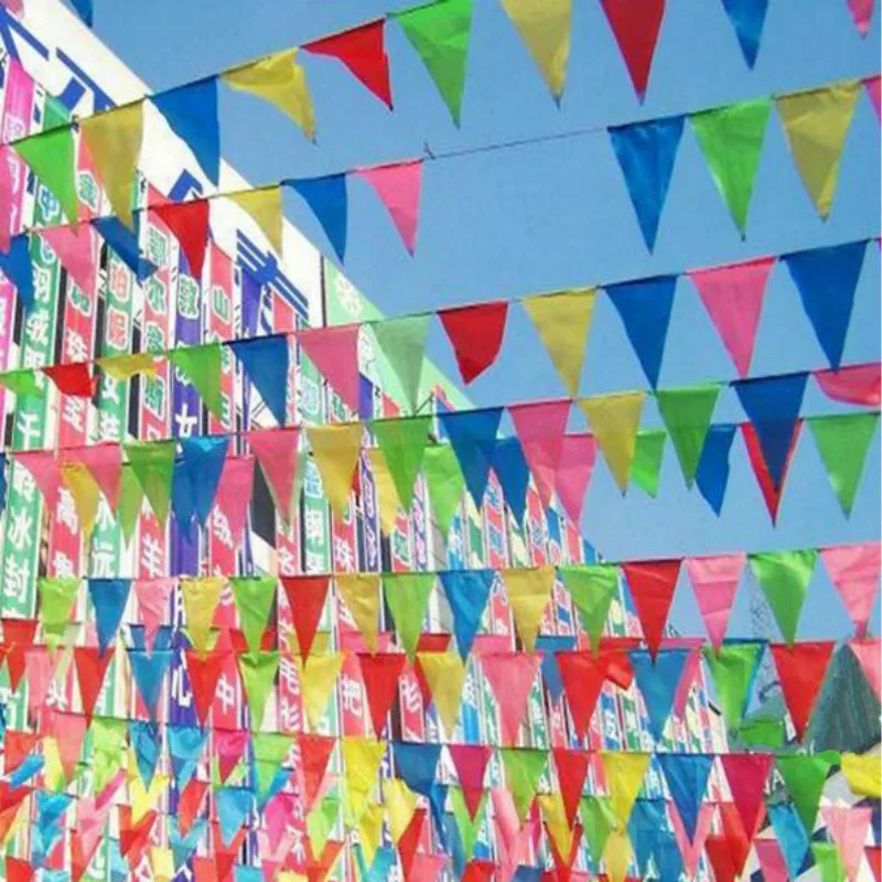 

Fabric Hanging Flags /multicolour Banner/birthday Party Festival/Christmas Outdoor Decor/ felt Tent Decor/crafts/wall Art