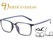 IVSTA очки, очки для мужчин, большие, негабаритные, квадратные, оптические, по рецепту, TR90, оправа, ультра-светильник, мягкая близорукость, очки для чтения, женские