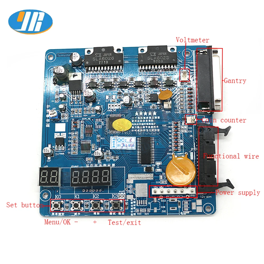 Кран игровая доска английская Голосовая программа PCB Baord коготь Игровая плата с кабелем для плюшевого игрушечный торговый автомат