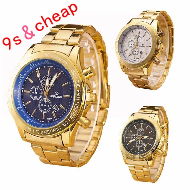 

Men Stainless Steel Watch Analog Quartz Movement Wrist Watches Brand New High Quality Luxury Free Shipping #140717