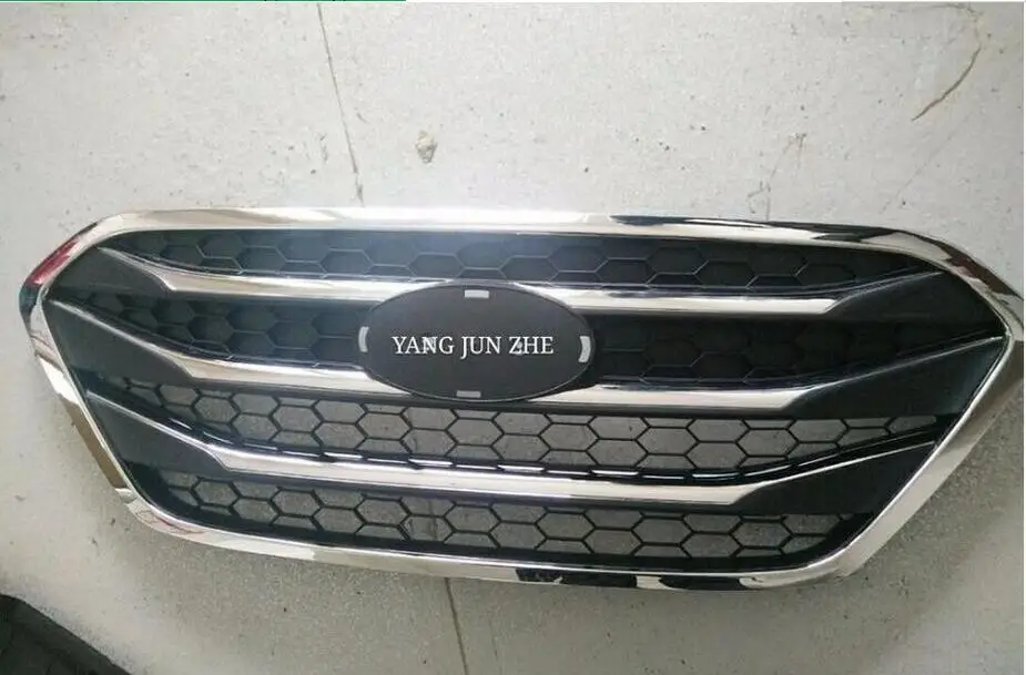 2009- For Hyundai ix35 high quality ABS chrome front grille Refit around trim trim grills Racing