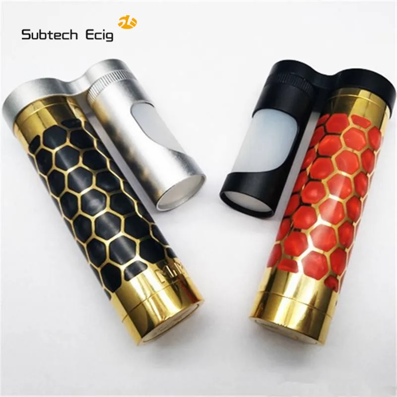 

MECH MOD MAMDA RESINE 24MM ALEADER Authentic MAMBA MOD 18650 Hybrid e cigarette Mechanical mod vape for 510 Thread