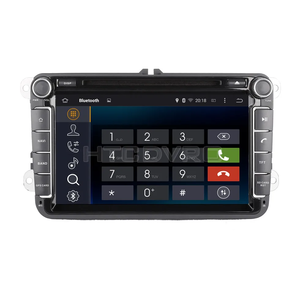 Perfect YMODVHT 8inch 4G Octa Core Android 9.0 7.1 Universal Car DVD GPS for VW Touran/Golf/Tiguan/Caddy/Sharan/Scirocco/T5/Transporter 4