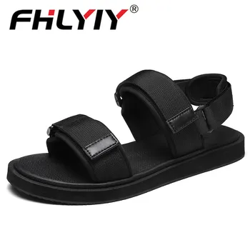 

Men'S Sandals Summer Men Shoes Breathable Walking Beach Slippers Outdoor Shoes Flat Casual Flip Flops Sandalias
