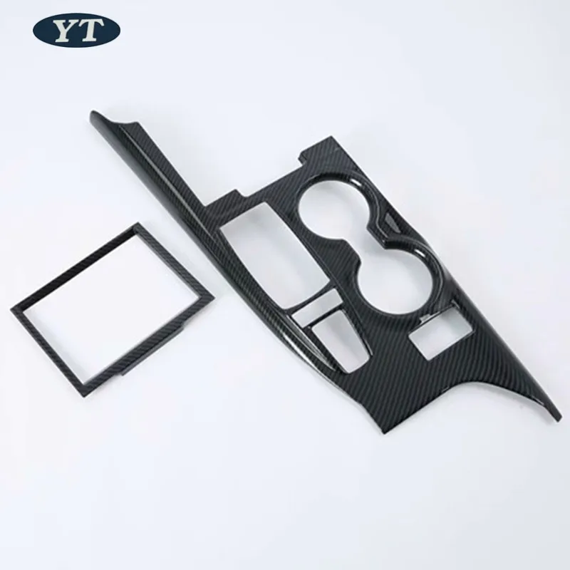 Carbon Fiber Look Inner Gear Shift Box Panel Cover Trim For Toyota