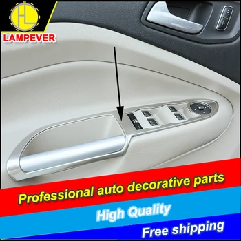 

HQ CDX car door Rear view mirror adjustment button Panel Door handle Trim Car-Style For Ford Kuga 2013-2017 decorate accessories