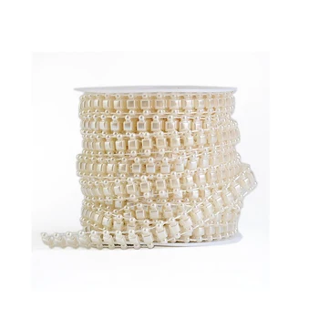 

2 Meters\lot Handmade Plastic Pearl Necklace Garland Spool Rope Beads Pearl Chain For DIY Craft Wedding Home Hanging Decoration