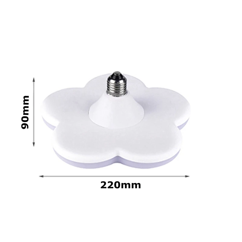 

E27 36W 104 LED Plum Blossom Shaped Ceiling Light Bulb Downlight Lamp Warm White for Living Room Bedroom Home AC180-240V Lights