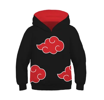 

Casual Children's Sweatshirts Naruto Cosplay Costume With Hat Long Sleeve Printing Design Clothes Sweater for Baby Kids 3D Z968