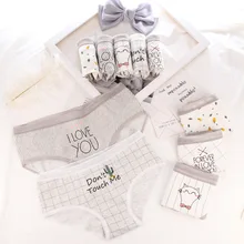 Трусики для женщин, хлопковое Сетчатое нижнее белье с буквенным принтом, Дамское сексуальное нижнее белье, трусы для девочек, женские трусы, трусы с рисунком