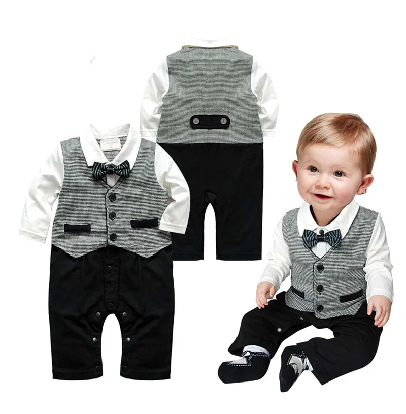 

Baby Boys Clothes Autumn Baby Clothing Sets Spring Baby Boy Rompers Gentleman Roupas Bebes Infant Jumpsuits Newborn Baby Clothes