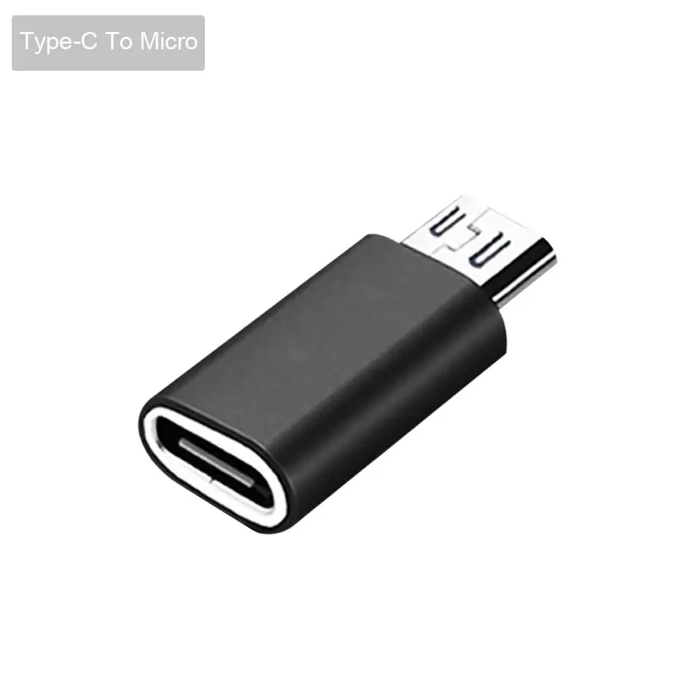 1/2 шт./лот ABS Тип с портом типа C OTG адаптер для Apple iPhone Micro USB C адаптер-преобразователь для телефонов на базе Android с Bluetooth зарядки обмен данніми - Цвет: Android