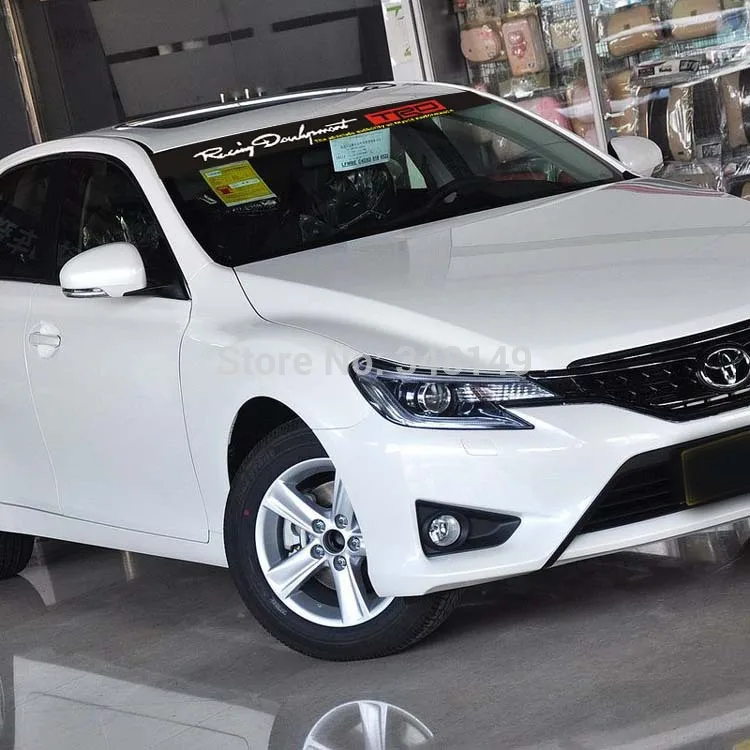 Car Decoration Trd Black Background Front Windshield Sticker And Car Decoration Trd Black Background Front Windshield Sticker And Decals For Toyota Camry Ricardo Laura Reiz Crown On Aliexpress Alibaba Group
