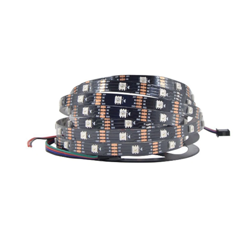 WS2813 (Обновлено WS2812B) RGB светодиодная Пиксельная полоса света водонепроницаемый 1/5