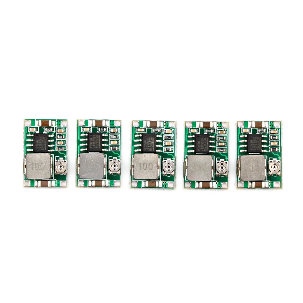 RC Airplane Module Mini 360 DC-DC Buck Converter Step Down Module 4.75V-23V to 1V-17V 18 * 12mm Mini360 New LM2596 5 pcs