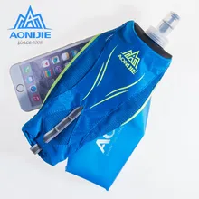 AONIJIE ручная спортивная водонепроницаемая сумка для чайника, открытый марафон, сумка для телефона на велосипеде, 5,5 дюймов, 500 мл, мягкая фляга для воды