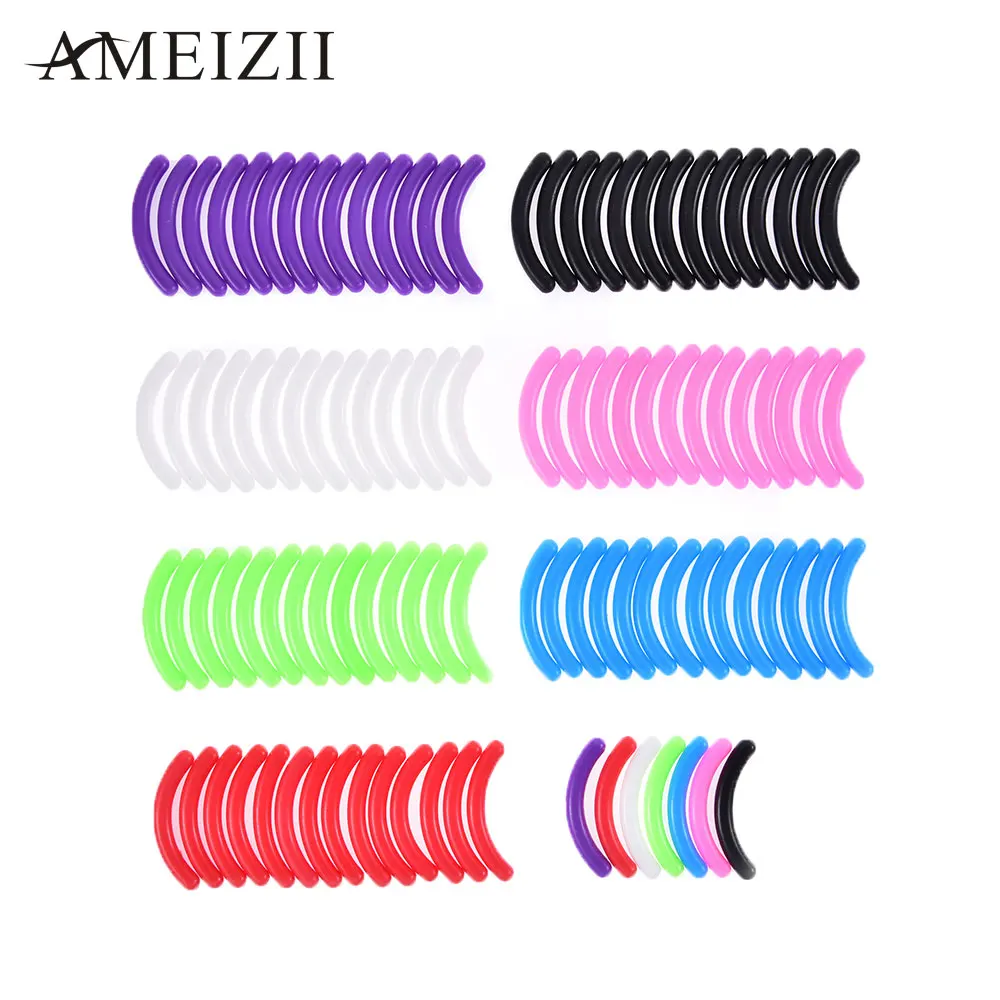 

AMEIZII 15Pcs/lot Plastic Eyelash Curler Replacement Pads Universal Type Curling High Elastic Rubber Pad Face Beauty Makeup Tool