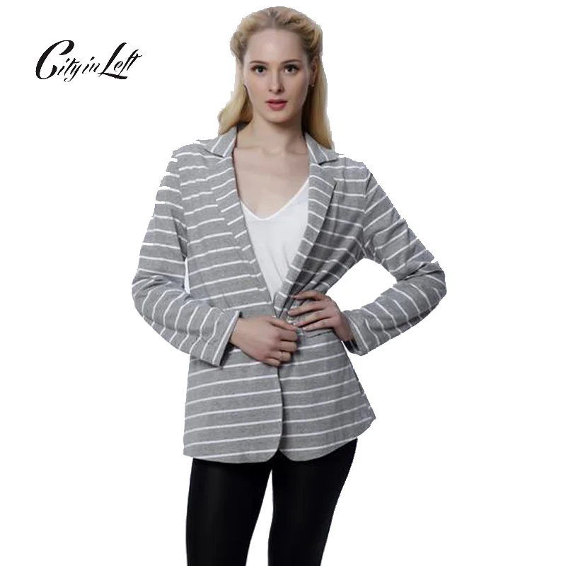 Online Buy Wholesale grey blazer jackets from China grey