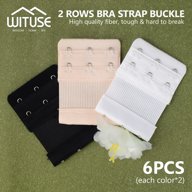 Adjustable Bra Extender Buckle 3 Colors Strap Extension 3 Rows 2/3/4 Hooks Adjustable Bra Extender Buckle 3 Colors Strap Extension 3 Rows 2/3/4 Hooks