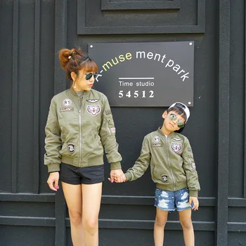 

Boys Autumn Jackets Mother Son Outfits Mom and Daughter Clothes Girls Jacket Children Tiger Family Couples Matching Clothes Coat